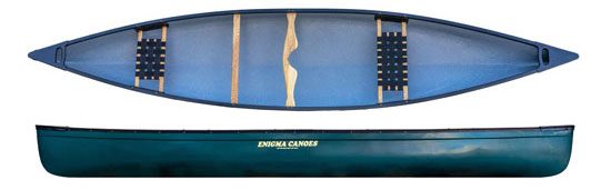 Enigma Canoes Journey 164 Large Stable 2 Seater Open Canoe Ideal For Expeditions & Family Paddling
