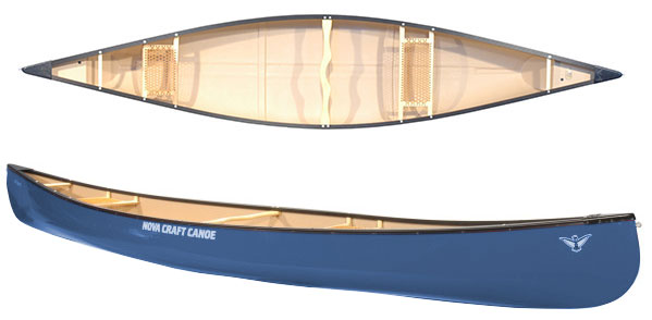 Entry Level Cheaper Lightweight Nova Craft Bob Special Fibreglass Tandem Open Canoe For Sale