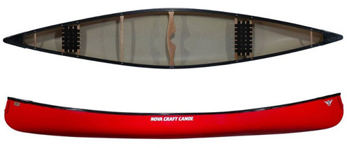 Nova Craft Prospector 17 SP3 Open Canoe Red The Toughest Open Canoe For Family, Expedition & Tripping Use UK