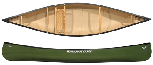 The Nova Craft Trapper 12 Open Canoe In Tuff Stuff Material