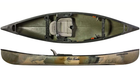 Old Town Sprtsman Discovery 119 Solo Open Canoe Pack Boat Style Ideal For Fishing For Sale Norfolk UK