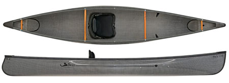 Super Lightweight Swift Canoes Pack 12.6 Solo Canoe With Kayak Seat and Backrest