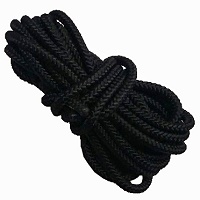 5mm black polypropylene cord sold by the metre
