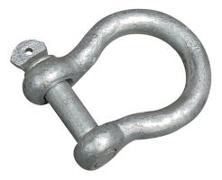 Galvanised shackle for attaching chain to your anchor