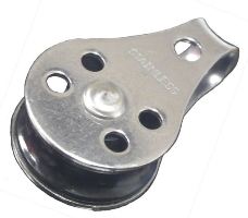 Stainless Steel Anchor Trolley Pulley Blocks For Use With Fishing Kayaks