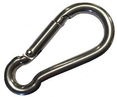 Stainless Steel Karabiner For Use On A Kayak Anchor Trolley