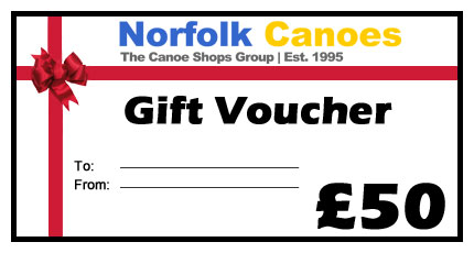 Norfolk Canoes Gift Voucher Easy SUP, Canoe & Kayak Present- Let Them Choose The Present