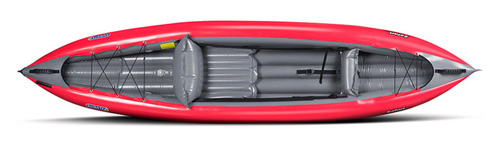 Top View Of Gumotex Safari 330 Whitewater Inflatable Kayak Showing The Seat Area