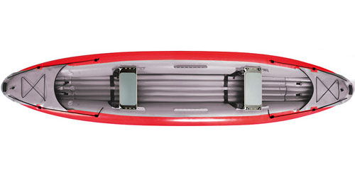 Comfortable Bench Seats On The Gumotex Palava 400 Inflatable Canoe