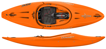 Dagger Axiom 6.9 Childrens Whitewater Kayak In Orange