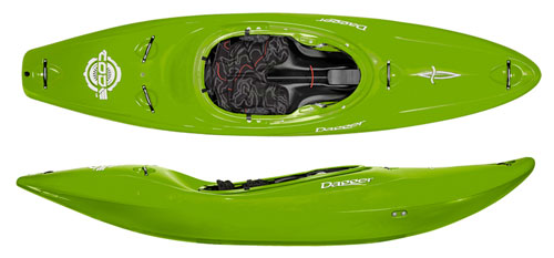 Dagger Code Action+ Spec Fast Whitewater Kayak - Lime