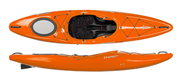 Dagger Katana Whitewater & Touring General Purpose Crossover Kayak Orange
