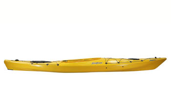 Feelfree Aventura 125 V2 Yellow Straight Tracking Touring Kayak