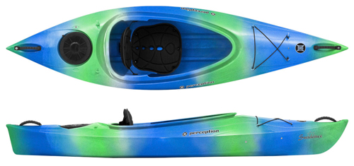 Perception Sundance Short Lightweight Touring Kayak With A Large Cockpit