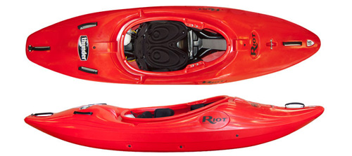 Red Colour Riot Thunder Kayak