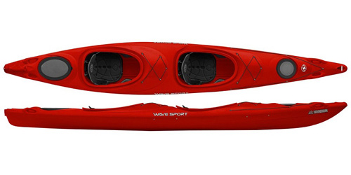 Wavesport Horizon Tandem Cockpit Touring Sit Inside Kayak BlackOut Spec
