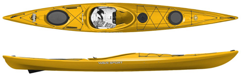 Wave Sport Hydra WhiteOut Tour Touring & Surf Kayak Cyber Yellow