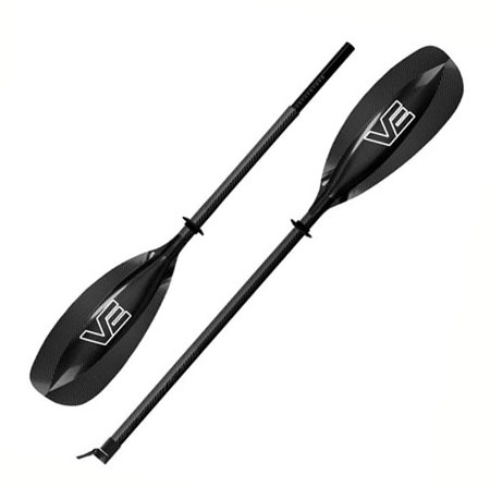 VE Fara Aircore Carbon Touring Paddle Featuring Adjustable Angle And Length Split Shaft From Norfolk Canoes UK