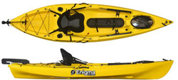Enigma Kayaks Fishing Pro 10 Cheap Fishing Sit On Top Yellow