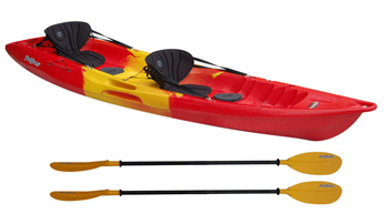 Feelfree Gemini Sport The UKs Best Selling Tandem Family Sit On Top Kayak Available In Cheap Packages With Seats & Paddles