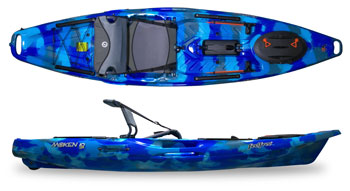 Feelfree Moken 10 Lite V2 Ocean Camo A Short Stable Lighter Weight Fishing Kayak