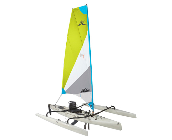 Hobie Adventure Island Sailing Pedal Drive Sit On Top Kayak With Out-riggers and Vantage CT Seating System