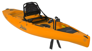 Hobie Kayaks Compass Orange Papaya Pedal Drive Fishing Kayaks Norfolk Canoes UK