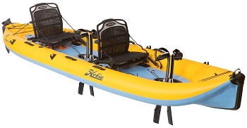 i14t from Hobie - Tandem inflatable kayaks with 180 Mirage Drive system