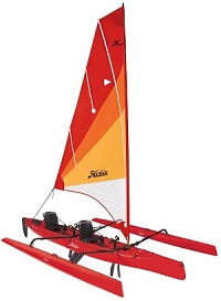 The amazing Hobie Tandem Island 2 person sialing Mirage Drive kayak for sale