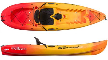 Ocean Kayak Malibu 9.5 A Comfortable Solo Sit On Top Kayak That Is Short & Stable For Sale At Norfolk Canoes UK