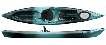 Perception Triumph 13 fast sit on top for kayak fishing