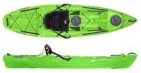 Wilderness Systems Tarpon 100 comfortable short sit on top fishing kayak