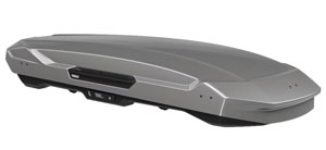 Thule Motion 3 - XL Low Titan Glossy Extra Large Sized Ski & Snowboard RoofBox For Sale At Norfolk Canoes UK