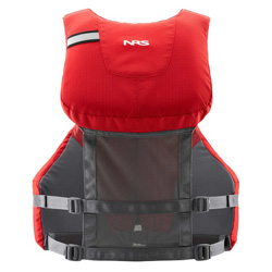 NRS Clearwater PFD With High Back Pad Is Great With Touring Kayaks