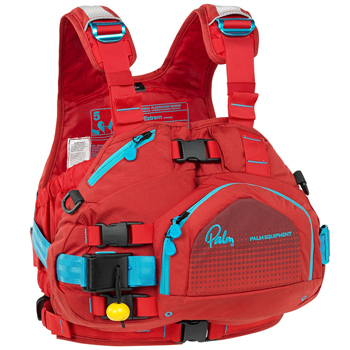 Palm Extrem Womens Whitewater Kayaking Buoyancy Aid Flame/Chilli