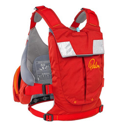 Rear Pocket On The Palm Kaikoura PFD For A Hydration Bladder