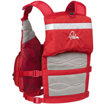 Palm Kola Angler PFd Buoyancy Aid High Back Rear View Flame