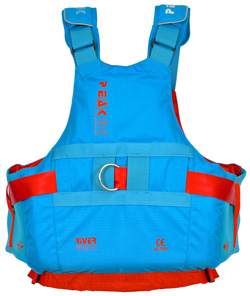 Peak River Guide PFD Has A Rescue Harness With O Ring