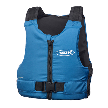 Yak Blaze Entry Level Buoyancy Aid With Front Entry Zip and Buckel - Blue