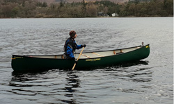 Comfortable Solo Paddling The Enigma Prospector 16 Canoe