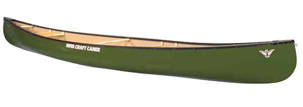 Nova Craft Canoes Prospector 17 Lightweight Open Family Canoe Olive