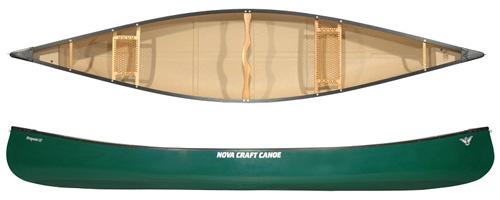 Nova Craft Prospector 15 Composite Canoe In Tuff Stuff And Tuff Stuff Expediton