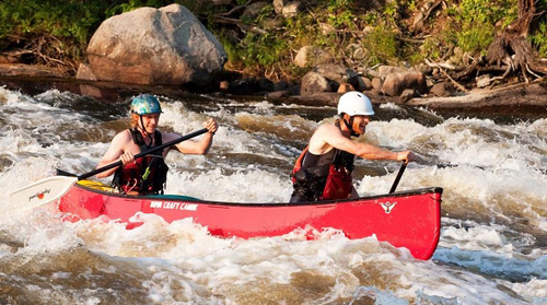 Nova Craft Prospector 16 Lightweight TuffStuff Expedition Canoe Great On Whitewater Avaiable From Norfolk Canoes UK