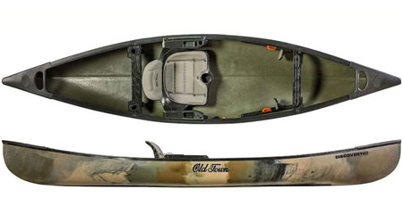 Old Town Sprtsman Discovery 119 Solo Open Canoe Pack Boat Style Ideal For Fishing For Sale Norfolk UK