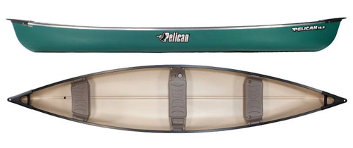 Pelican 15'5 Cheap Family Budget Open Canoe