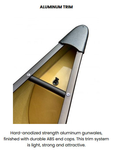 Swift Canoes Aluminium Trim Gunwales Lightest Weight UK Open Canoes