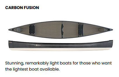 Swift Canoes Carbon Fusion Super Lightweight Open Canoes