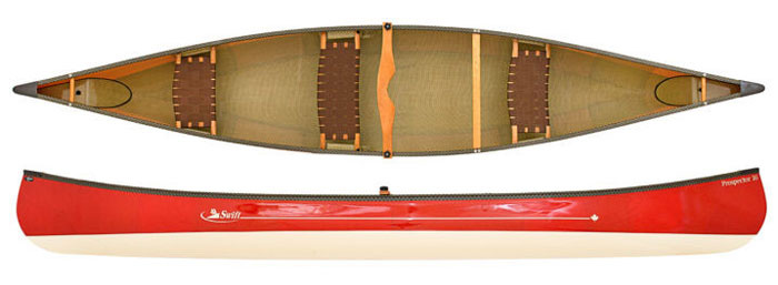 Swift Canoe Prospector 16 Combi 3 Seater Family Lightweight Lamiante Open Canoes UK Supplier