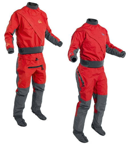 Palm Bora Mens & Womens Touring, Canoeing, Paddle Boarding & Kayaking Drysuit Flame/Jet Grey