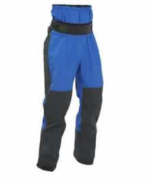 The Palm Zenith dry pants in blue and jet grey avaliable from Norfolk Canoes 
